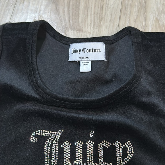 Juicy couture crop top size l - Picture 2 of 3